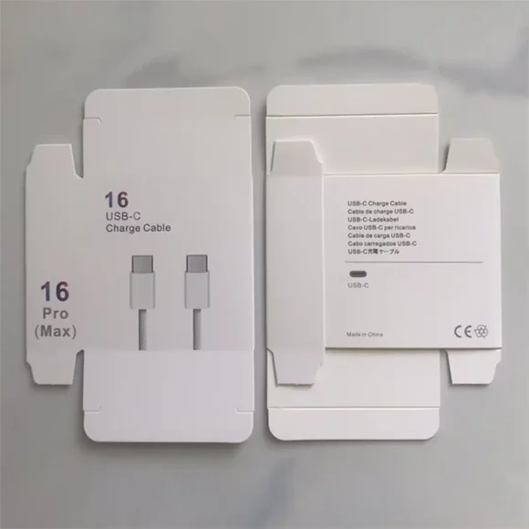 Custom Printed Charger Boxes Packaging Wholesale