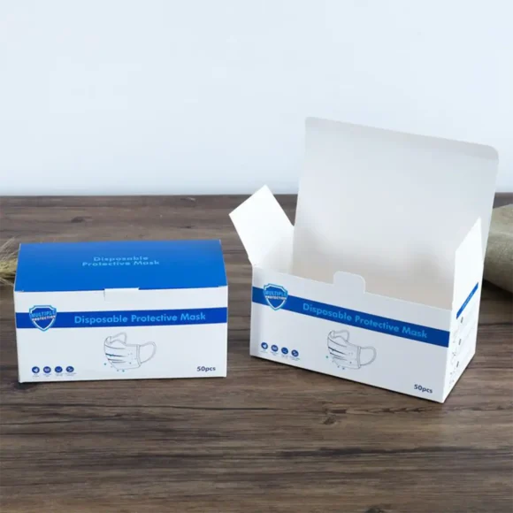 Custom Printed Face Mask Packaging Wholesale