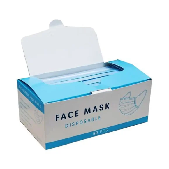 Custom Printed Face Mask Packaging Wholesale