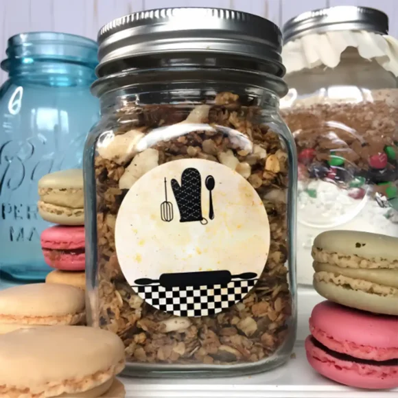 Custom Printed Jar Labels Packaging Wholesale