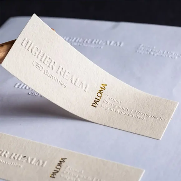 Custom Printed Luxury Textured Sticker Wholesale