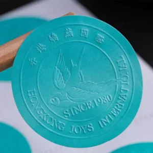 Custom Printed Luxury Textured Sticker Wholesale