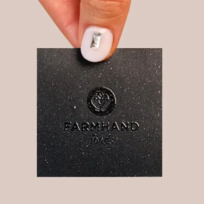 Custom Printed Luxury Textured Sticker Wholesale