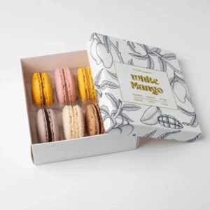 Custom macaron box with insert tray