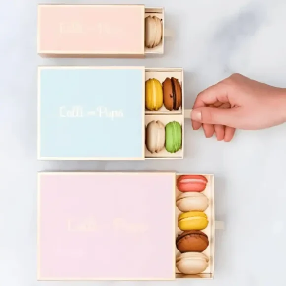 Custom Luxury Printed Macaroon Box Wholesale