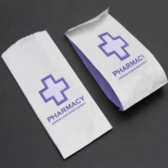 Custom luxury Paper Prescription Bags wholesale