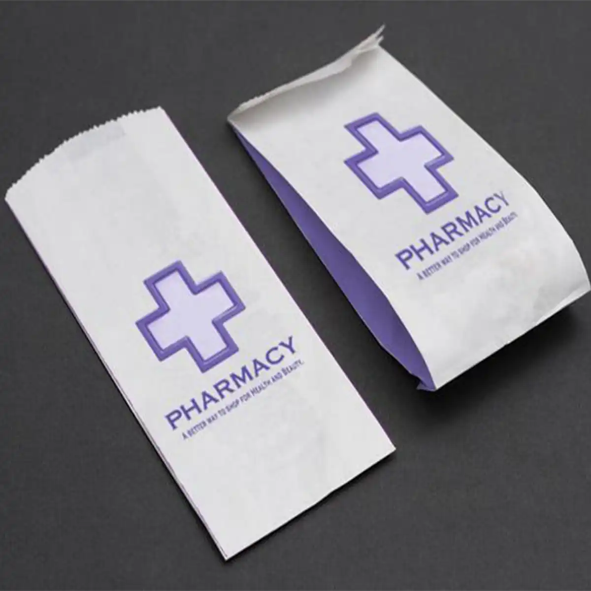 Custom luxury Paper Prescription Bags wholesale