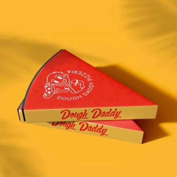 Custom Luxury Printed Pizza Slice Boxes Wholesale