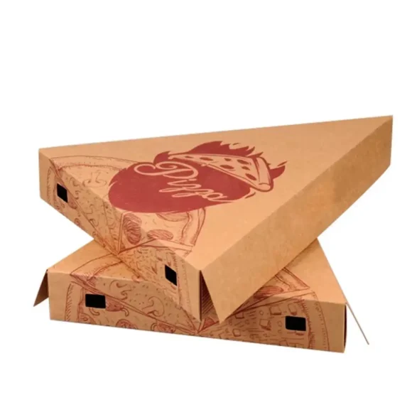 Custom Luxury Printed Pizza Slice Boxes Wholesale
