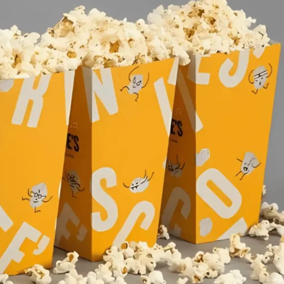 Custom Luxury Printed Popcorn boxes Wholesale