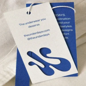 Premium custom swing tag for clothing
