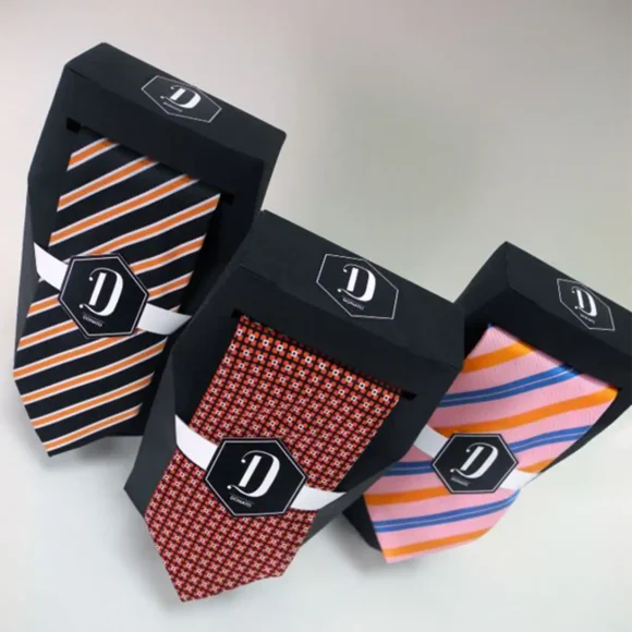 Custom Luxury Printed Tie Packaging Wholesale
