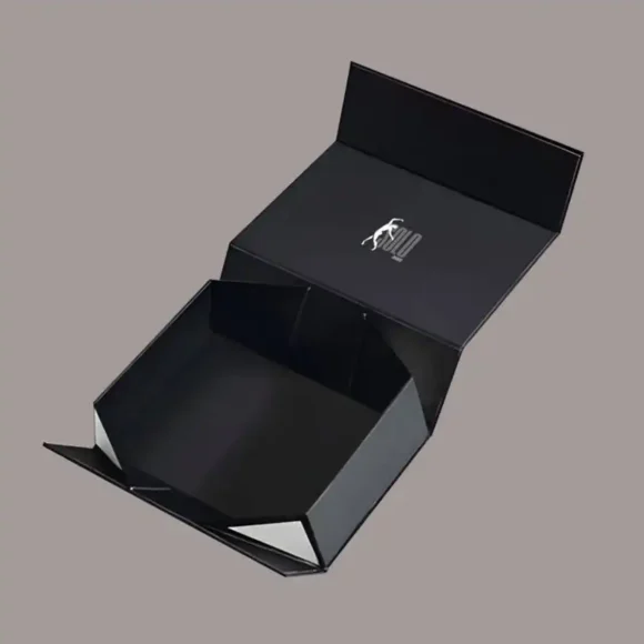 Luxury collapsible rigid boxes with logo