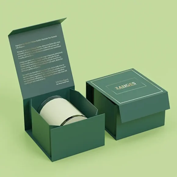 Luxury collapsible rigid boxes with logo