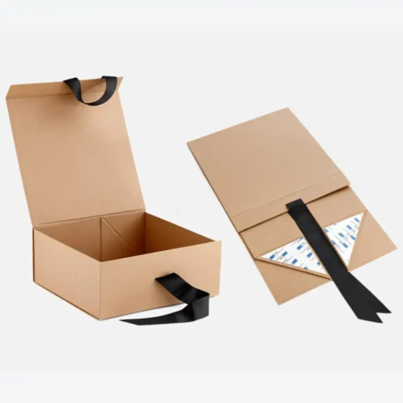 Luxury collapsible rigid boxes with logo