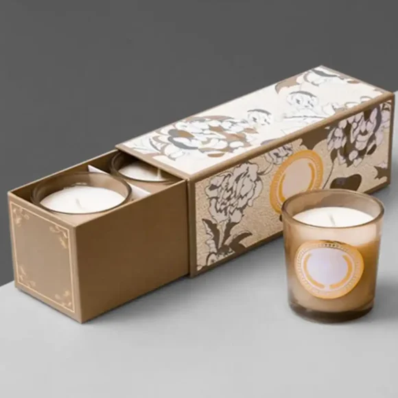 Eco-friendly luxury candle packaging for premium brands
