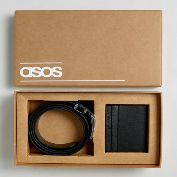 Printed custom belt box with brand logo