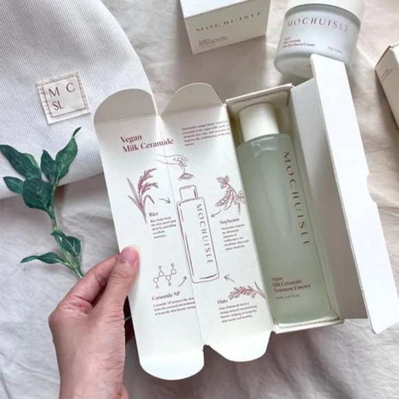 Eco-friendly CBD oil box with logo