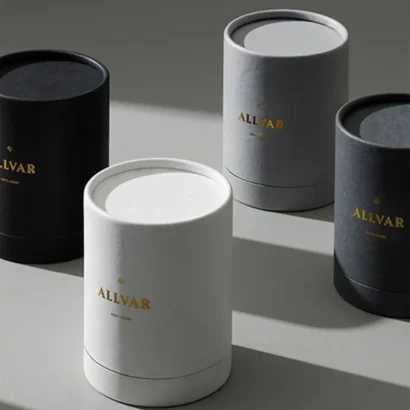 Custom luxury printed Cardboard Tube Packaging with logo wholesale