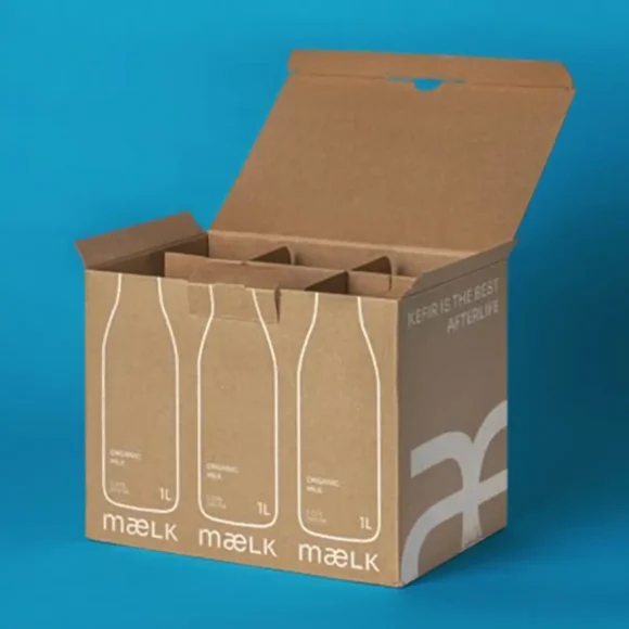 Custom luxury printed Corrugated Shipping Boxes with logo wholesale