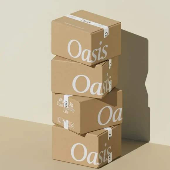 Custom luxury printed Corrugated Shipping Boxes with logo wholesale