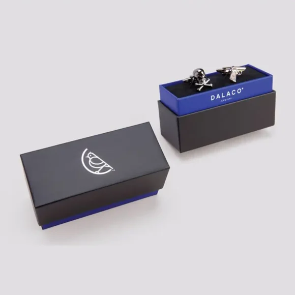 Custom luxury printed Cufflink Boxes with logo wholesale
