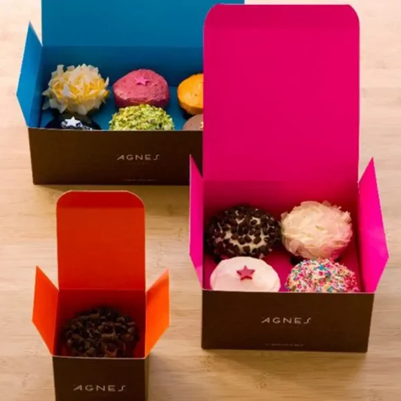 custom printed Cupcake Boxes packaging wholesale