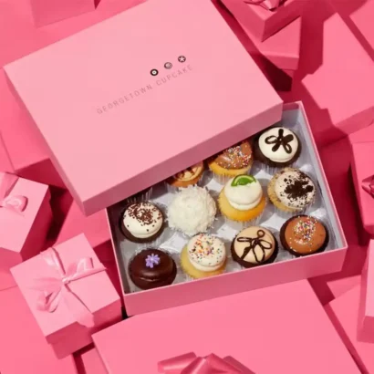 custom printed Cupcake Boxes packaging wholesale