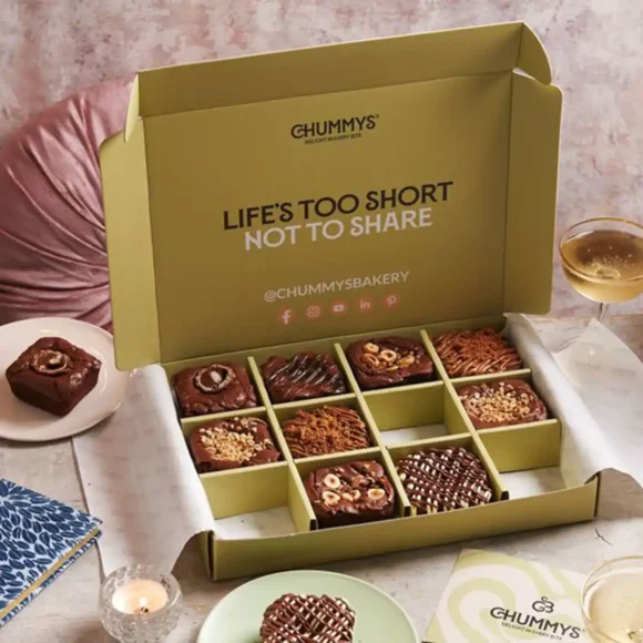 custom printed brownie boxes packaging wholesale