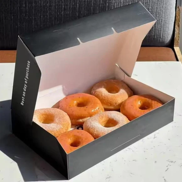custom luxury printed Donut Boxes Packaging wholesale