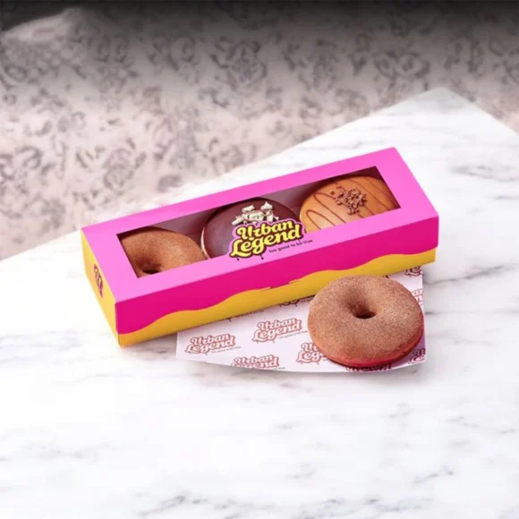 custom luxury printed Donut Boxes Packaging wholesale