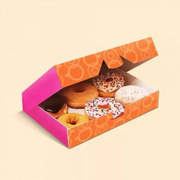 custom luxury printed Donut Boxes Packaging wholesale