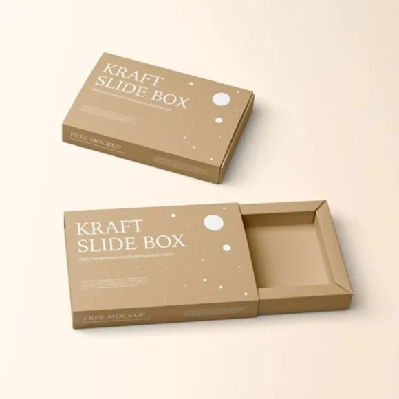 Custom luxury printed Double Wall Slide Open Boxes with logo wholesale