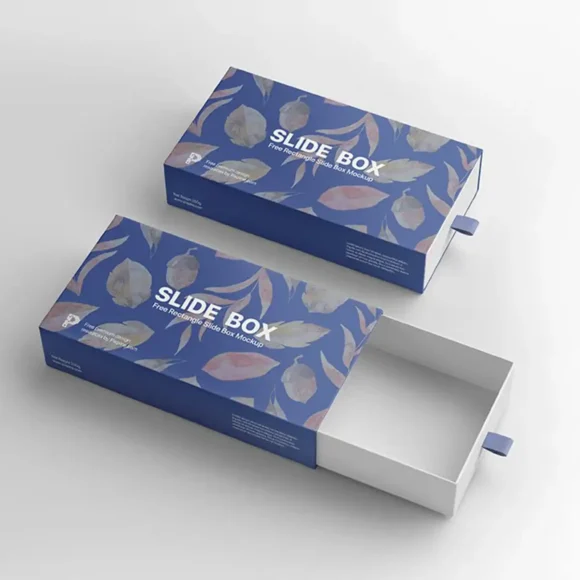 Custom luxury printed Double Wall Slide Open Boxes with logo wholesale