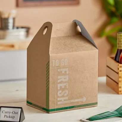 Custom Printed Kraft Gable Boxes with logo Wholesale