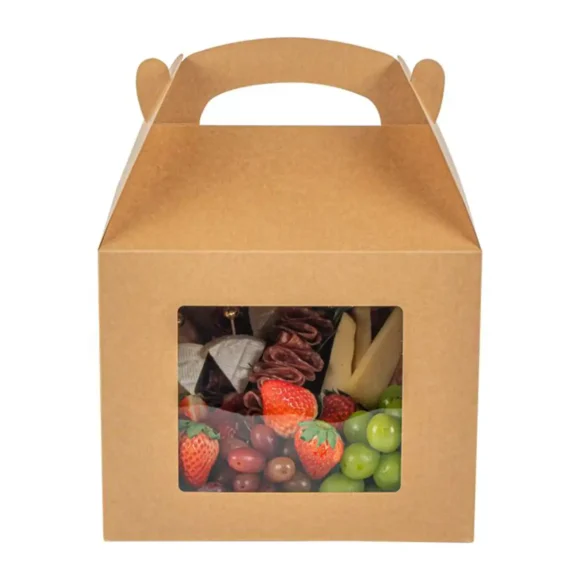 Custom Printed Kraft Gable Boxes with logo Wholesale