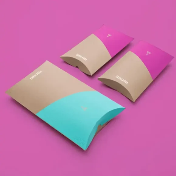 Custom Luxury Printed Pillow Boxes Wholesale