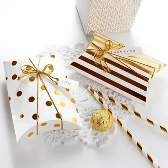 Custom Luxury Printed Pillow Boxes Wholesale