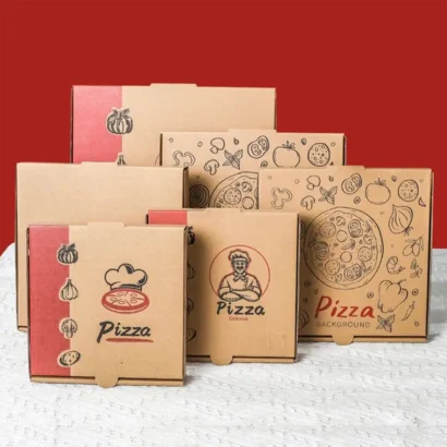 Custom luxury printed Pizza Box with logo wholesale