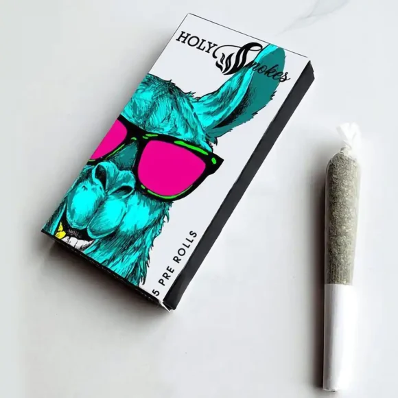 Printed pre roll packaging with logo design