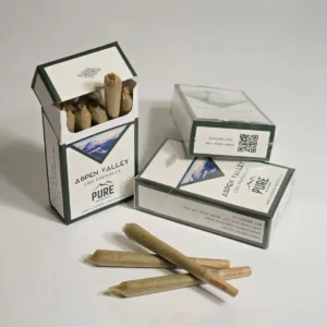 Child-resistant box for pre rolled cones