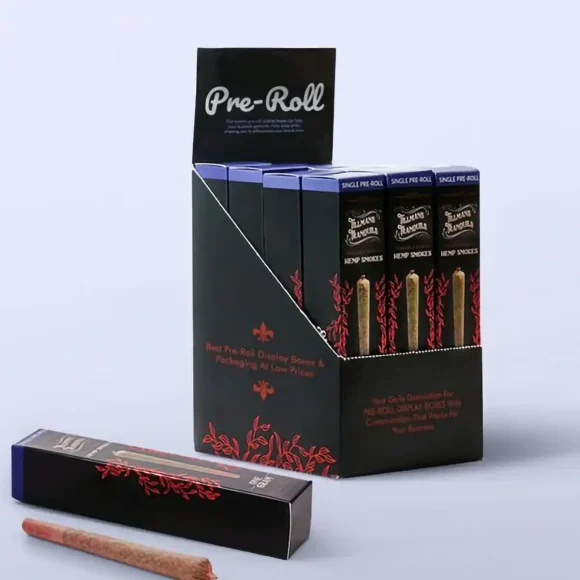 Eco-friendly box for marijuana pre rolls
