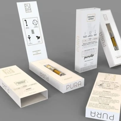 Custom luxury printed Vape Cartridge Packaging with logo wholesale